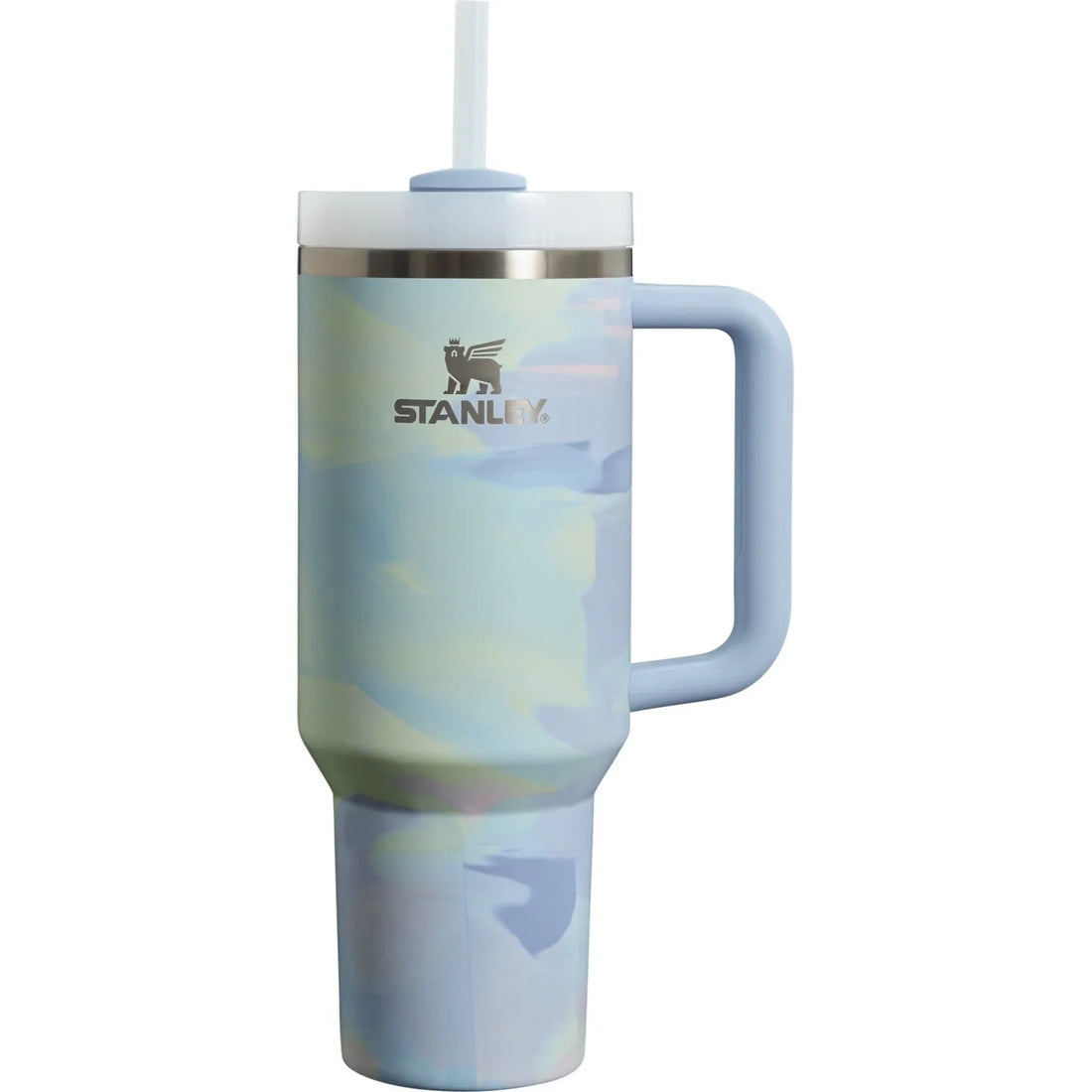 Premium Stanley-Quencher H2.0 Flowstate Stainless Steel 40 OZ Vacuum Insulated Cup, Tumbler, Mug with Lid -Stainless Steel - BPA free