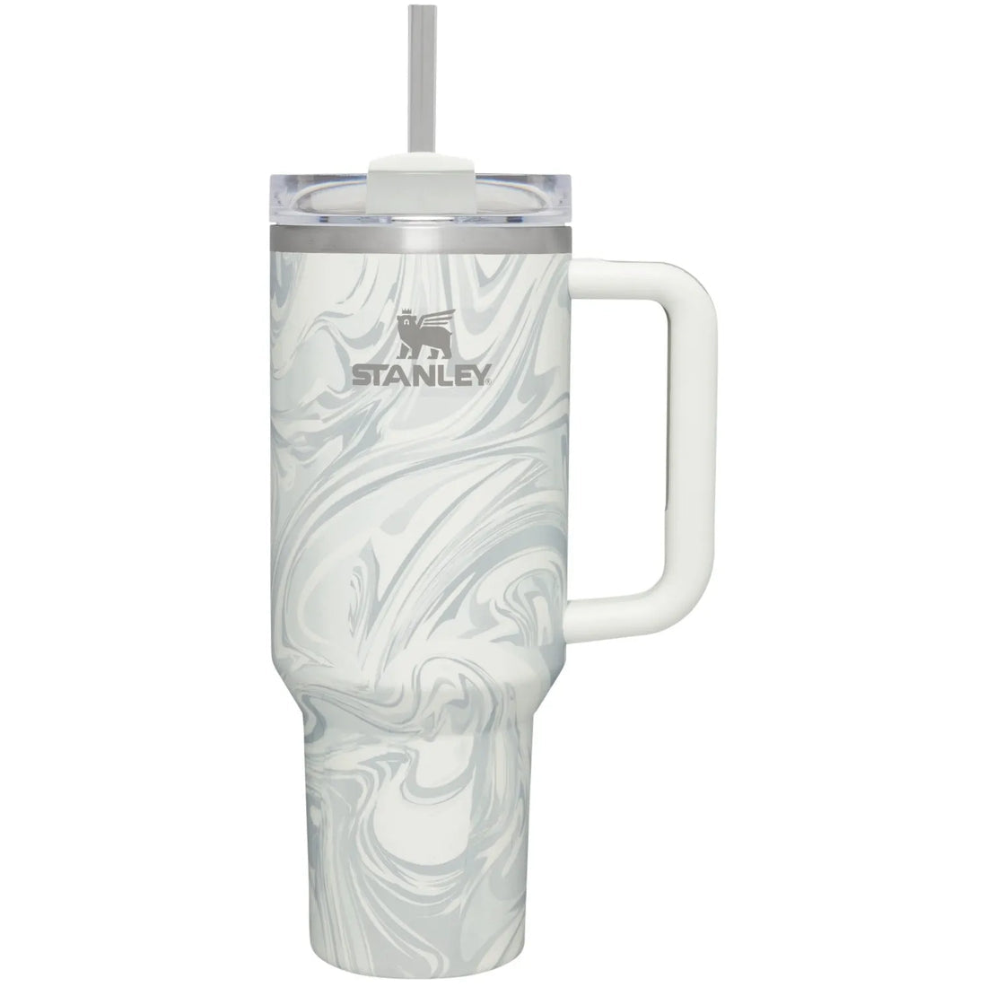Premium Stanley-Quencher H2.0 Flowstate Stainless Steel 40 OZ Vacuum Insulated Cup, Tumbler, Mug with Lid -Stainless Steel - BPA free