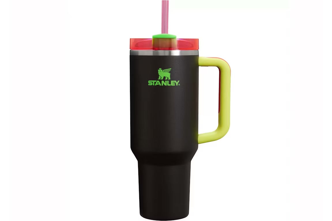 Premium Stanley-Quencher H2.0 Flowstate Stainless Steel 40 OZ Vacuum Insulated Cup, Tumbler, Mug with Lid -Stainless Steel - BPA free
