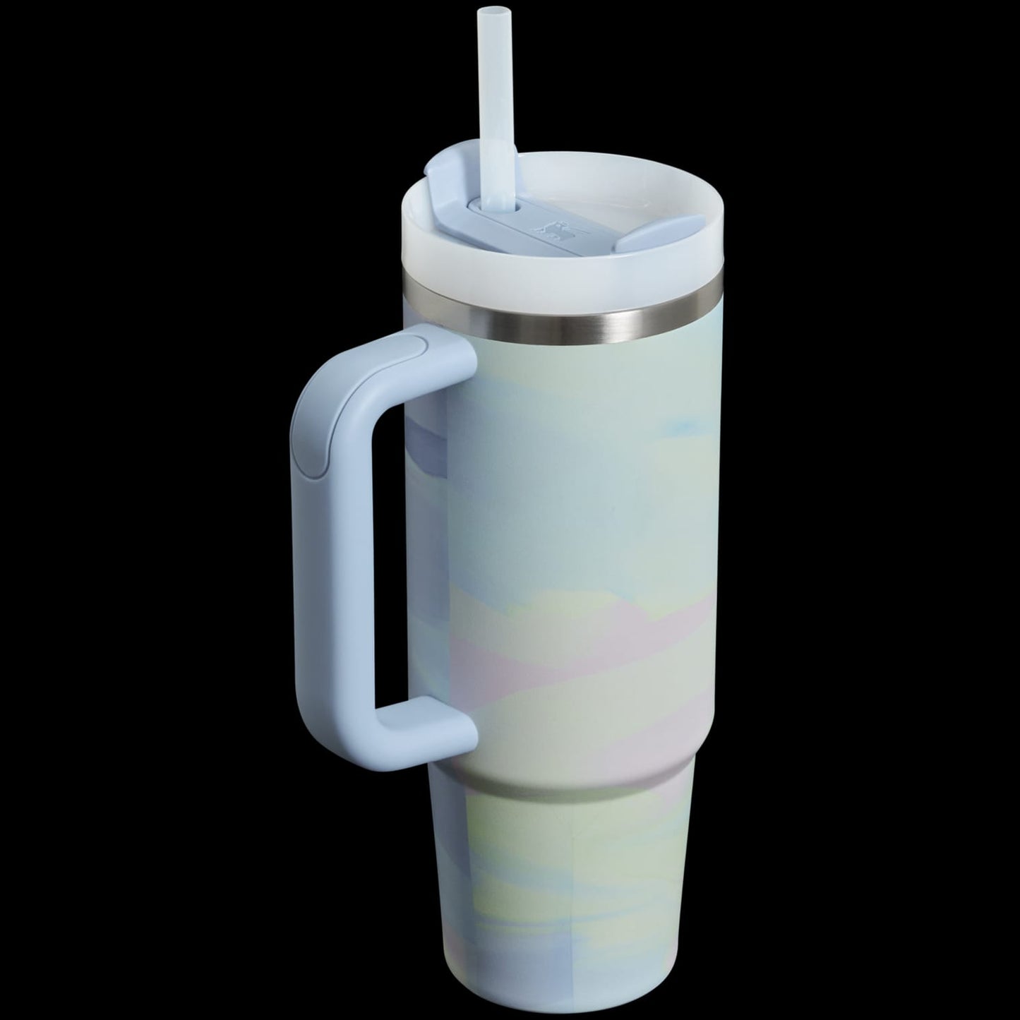Premium Stanley-Quencher H2.0 Flowstate Stainless Steel 40 OZ Vacuum Insulated Cup, Tumbler, Mug with Lid -Stainless Steel - BPA free
