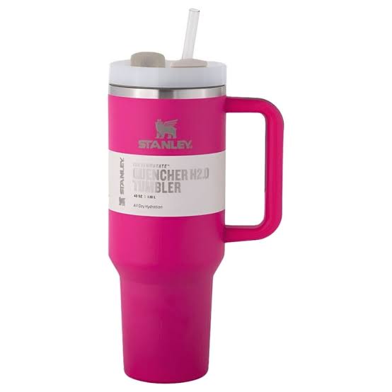 Premium Stanley-Quencher H2.0 Flowstate Stainless Steel 40 OZ Vacuum Insulated Cup, Tumbler, Mug with Lid -Stainless Steel - BPA free
